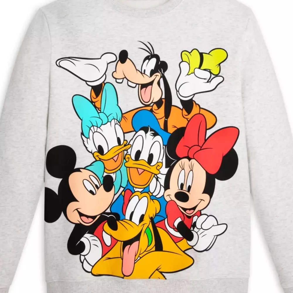 Mickey Mouse and Friends Pullover Sweatshirt for Adults